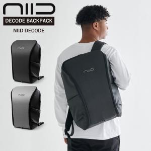 NIID ニード リュック バッグ バックパック デコード メンズ レディース 18L DECODE BACKPACK ブラック グレー 黒｜sneak