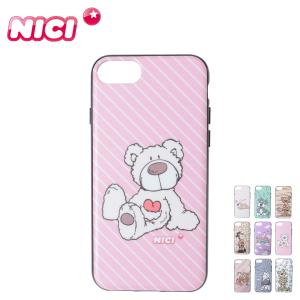 NICI ニキ iPhone SE2 8 iPhone7 スマホケース 携帯 アイフォン カバー レディース ホワイト グレー ベージュ ブルー 白 iPSE-NC ネコポス可｜sneak