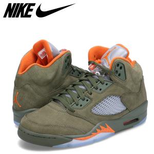 ナイキ NIKE エアジョーダン5 レトロ スニーカー メンズ AIR JORDAN 5 RETRO オリーブ DD0587-308｜sneak