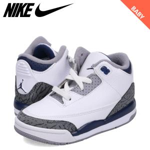 ナイキ NIKE ジョーダン3 レトロ スニーカー ベビー キッズ JORDAN 3 RETRO TD ホワイト 白 DM0968-140｜sneak