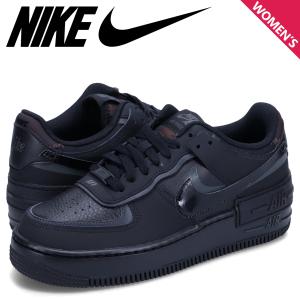 ナイキ NIKE エアフォース1 シャドウ スニーカー レディース WMNS AIR FORCE 1 SHADOW ブラック 黒 FB7582-001｜sneak