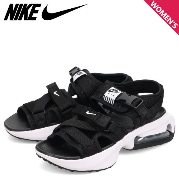 ナイキ NIKE エアマックス ソル サンダル レディース 厚底 AIR MAX SOL ブラック ...