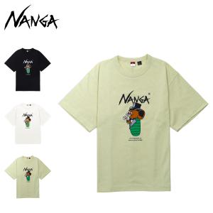 NANGA ナンガ Tシャツ 半袖 ジェリーウカイ エコハイブリッド スリーピングバッグ ジェリーマルケスティー メンズ レディース コラボ 30周年 NW2411-1G806-C｜sneak