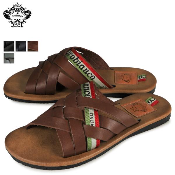 オロビアンコ Orobianco クロスサンダルビーチサンダル コマガタ メンズ 本革 KOMAGA...