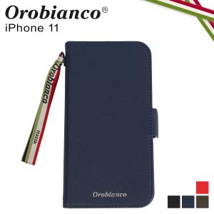 オロビアンコ Orobianco iPhone 11 ケース スマホ 携帯 手帳型 アイフォン メンズ レディース サフィアーノ調 PU LEATHER BOOK TYPE CASE