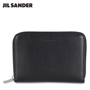 訳あり BOX破損 ジルサンダー JIL SANDER 財布 二つ折り財布 ポケット ジップ 本革 ブラック 黒 J25UI0003 P4966 返品不可｜sneak