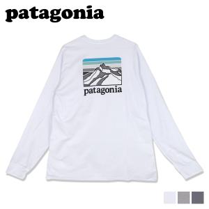 パタゴニア patagonia Tシャツ 長袖 ロンT カットソー メンズ レディース L/S LINE LOGO RIDGE RESPONSIBILI TEE 38517｜sneak