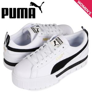 PUMA プーマ スニーカー レディース メイズ レザー ウィメンズ 厚底 MAYZE LEATHER WOMENS ホワイト 白 381983-01｜sneak