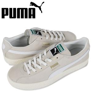 PUMA プーマ ミュンスター クラシック スニーカー メンズ MUENSTER CLASSIC オフ ホワイト 383406-01｜sneak