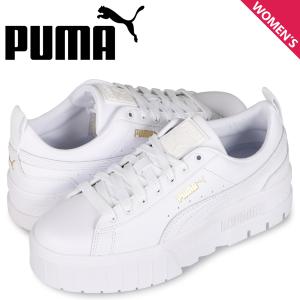 PUMA プーマ スニーカー レディース 厚底 メイズ クラシック WMNS MAYZE CLASSIC ホワイト 白 384209-01｜sneak