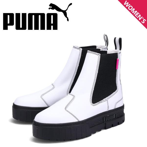 PUMA プーマ サイドゴアブーツ レディース 厚底 メイズ チェルシー ポップ ウィメンズ MAY...