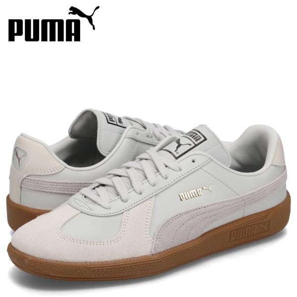 PUMA プーマ スニーカー アーミートレーナー メンズ ARMY TRAINER ライト グレー ...