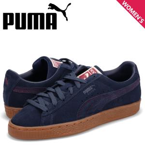 PUMA プーマ スニーカー スウェード クラシックス ヴォーグ レディース スエード SUEDE CLASSICS VOGUE ネイビー 38768702｜sneak