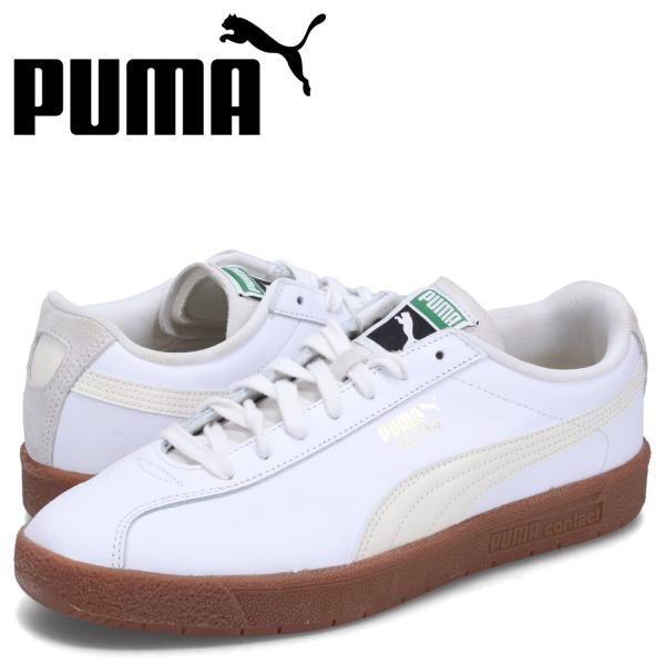 PUMA プーマ スニーカー デルフィン レザー メンズ 厚底 DELPHIN LEATHER ホワ...