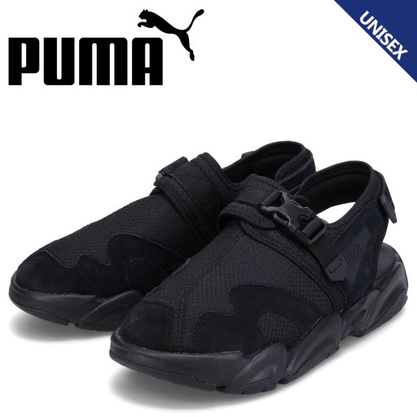 PUMA サンダル スポーツサンダル トーナル メンズ レディース ブラック 黒 390751-01...