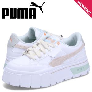 PUMA プーマ スニーカー メイズ スタック ウィメンズ レディース 厚底 MAYZE STACK IWD WOMENS ホワイト 白 392102｜sneak