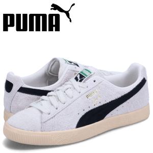 PUMA プーマ スニーカー クライド ヘアリー スウェード メンズ スエード CLYDE HAIRY SUEDE グレー 393115-01｜sneak