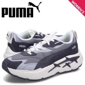 PUMA プーマ スニーカー ウィメンズ スピナ ニトロ トーナル レディース 厚底 SPINA NITRO TONAL WNS グレー 393782-04｜sneak