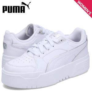 PUMA プーマ スニーカー ウィメンズ カリフォルニア フライズ グラム レディース 厚底 CA.FLYZ GLAM ホワイト 白 396389-01｜sneak