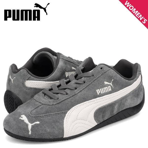 PUMA プーマ スピードキャット OG スニーカー レディース SPEEDCAT OG グレー 3...