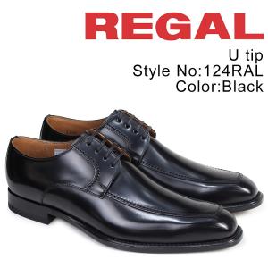 REGAL 靴 メンズ リーガル ビジネスシューズ スクエアトゥ 124RAL ブラック 黒