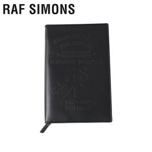ラフシモンズ RAF SIMONS 財布 長財布 メンズ BIG ZIPPED WALLET ブラック 黒 192-941｜sneak