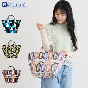ROOTOTE ルートート トートバッグ バッグ EU.デリ.ラミネート-X レディース A5 軽量 撥水 ブルー イエロー ピンク 3535