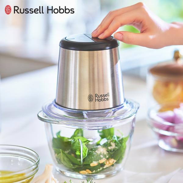 ラッセルホブス Russell Hobbs フードプロセッサー ミキサー 小型 4ブレード ミニチョ...