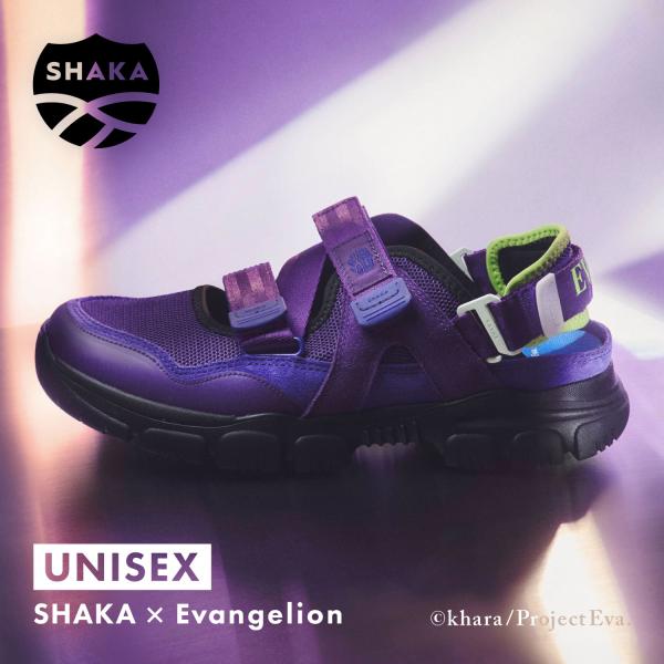 SHAKA シャカ スニーカー サンダル スポーツサンダル メンズ 新世紀エヴァンゲリオン コラボ ...