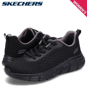 スケッチャーズ SKECHERS スニーカー ボブス ビー フレックス クイック ピボット レディース BOBS B FLEX QUICK PIVOT ブラック 黒 117328｜sneak