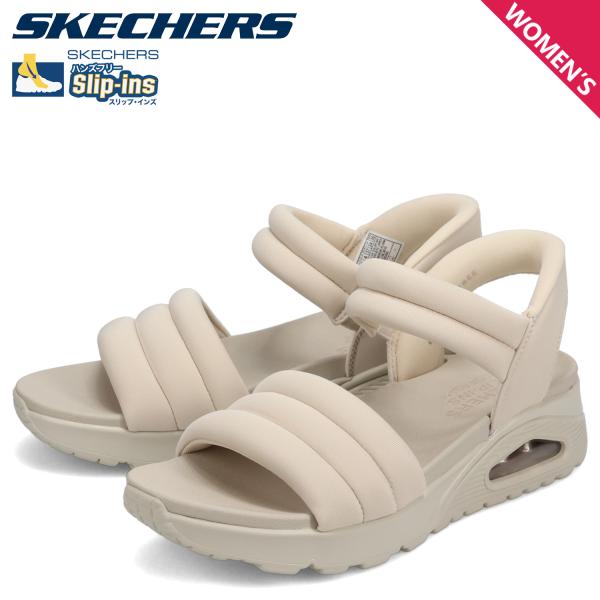 スケッチャーズ SKECHERS スリップインズ ウノ エレベーテッド ドリーム サンダル ストラッ...