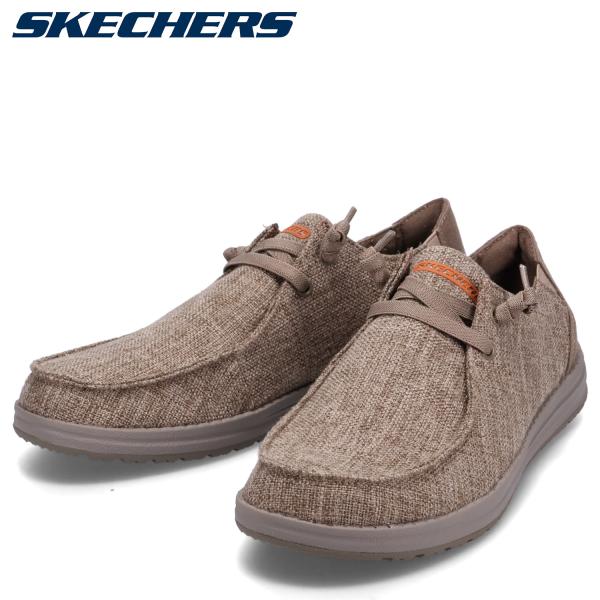 スケッチャーズ SKECHERS スニーカー シューズ メルソン ネラ メンズ RELAXED FI...