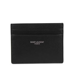 サンローラン パリ SAINT LAURENT PARIS パスケース カードケース ID 定期入れ メンズ 本革 YSL CREDIT CARD CASE ブラック 黒 3759460U90N｜sneak