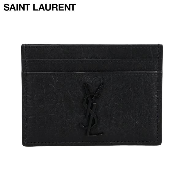 サンローラン SAINT LAURENT カードケース 名刺入れ 定期入れ メンズ レディース 本革...