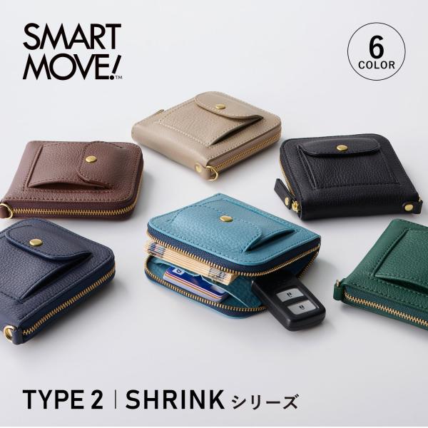 SMART MOVE! スマートムーブ スマートキーケース 財布 ミニ財布 2個収納 メンズ レディ...