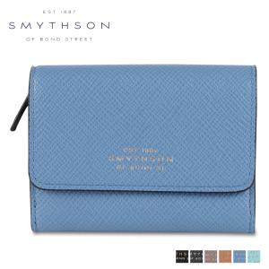 スマイソン SMYTHSON 財布 三つ折り ミニ財布 パナマ コンパクト メンズ レディース PANAMA COMPACT PRS ブラック ネイビー ベージュ ブラウン ブルー 黒 102960｜sneak