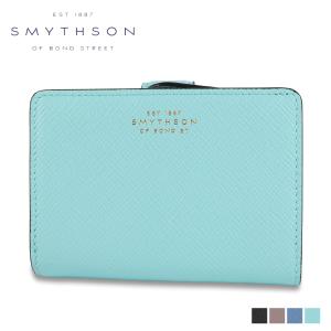 スマイソン SMYTHSON 財布 二つ折り財布 パナマ スモール コンチネンタル メンズ レディース PANAMA SMALL CONTINENTAL PURSE PRS ブラック ベージュ 1201571