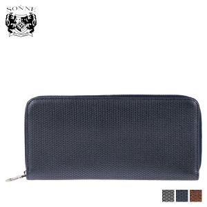 SONNE（ゾンネ） 長財布 メンズ ラウンドファスナー SCHAF LONG WALLET