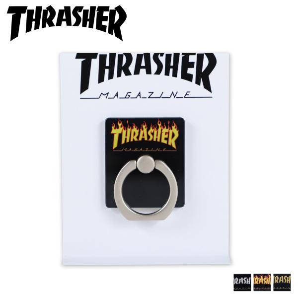 スラッシャー THRASHER スマホリング バンカーリング ホルダー スタンド スマートフォン 携...