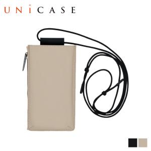 ユニケース UNiCASE ポーチ ケース スマホ 携帯 クロスボディー メンズ レディース ショルダー ブラック ベージュ 黒 UNI-PO-2C｜sneak