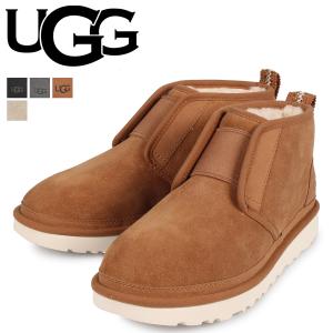 UGG アグ ショートムートンブーツ ニューメル フレックス メンズ MENS NEUMEL FLEX ブラック ダーク グレー ブラウン 黒｜sneak