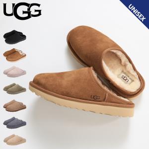 UGG アグ スリッポン スリッパ クラシック メンズ レディース CLASSIC SLIP-ON ブラック ブラウン グレー ベージュ 黒 1129290｜sneak