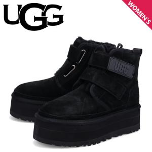 UGG アグ ニューメル プラットフォーム ムートンブーツ レディース 厚底 W NEUMEL PLATFORM ブラック 黒 1130554-BLK｜sneak