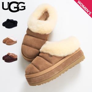 UGG アグ ムートンブーツ タスマン レディース 厚底 TAZZLITA ブラック チェスナット ダークブラウン 黒 1146390｜sneak