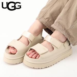 UGG アグ サンダル ストラップサンダル ゴールデングロウ レディース 厚底 GOLDENGLOW ベージュ 1152685｜sneak