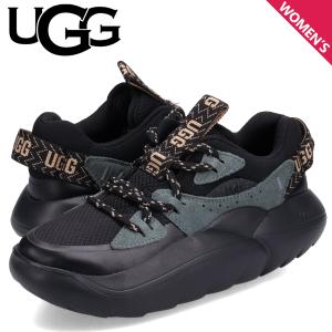 UGG アグ スニーカー LA アルト レース アウトドア レディース 厚底 W LA ALTO LACE OUTDOOR ブラック 黒 1152734｜sneak