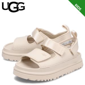 UGG アグ サンダル ストラップサンダル ゴールデングロウ キッズ 厚底 GOLDENGLOW ベージュ 1152813K｜sneak