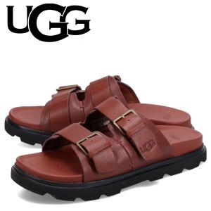 UGG アグ サンダル スライドサンダル メンズ CAPITOLA BUCKLE SLIDE ブラウン 1153102｜sneak