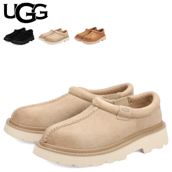 UGG アグ クロッグ スリッポン タスマン ラグ メンズ TASMAN LUG ブラック ベージュ...