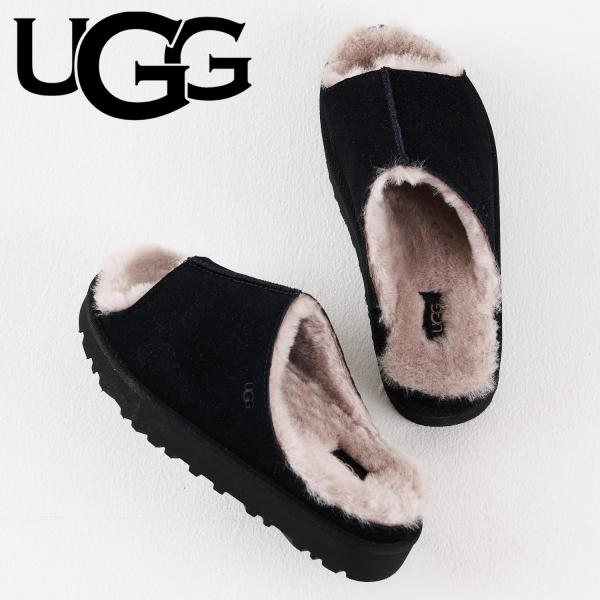 UGG アグ スライドサンダル グリーンポート レディース GREENPORT SLIDE ブラック...